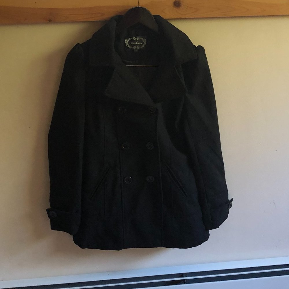 Pea Coat with Hood